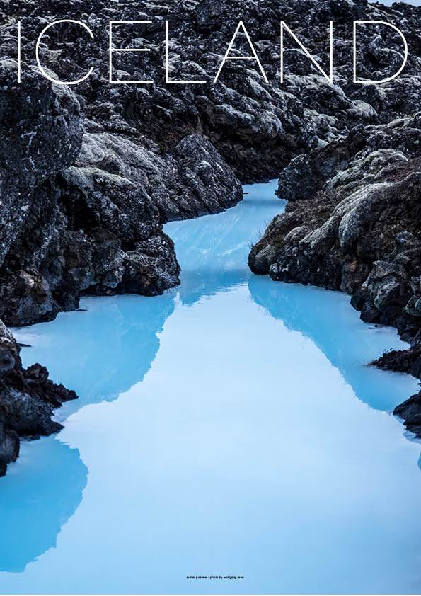 Iceland's Blue Lagoon poster