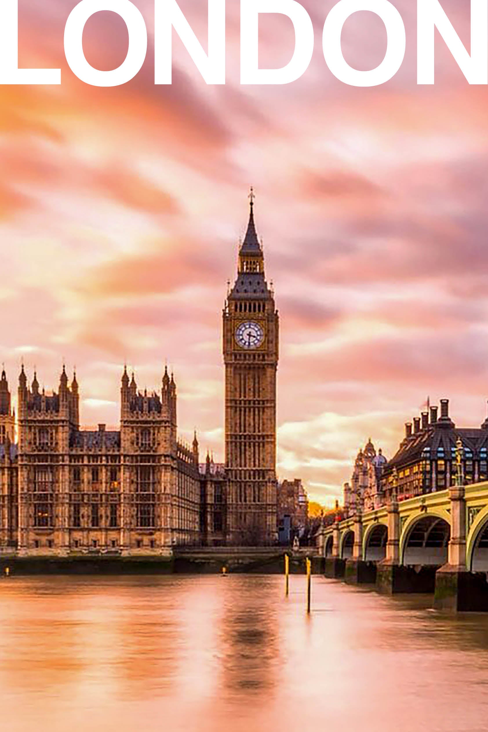 Big Ben London poster