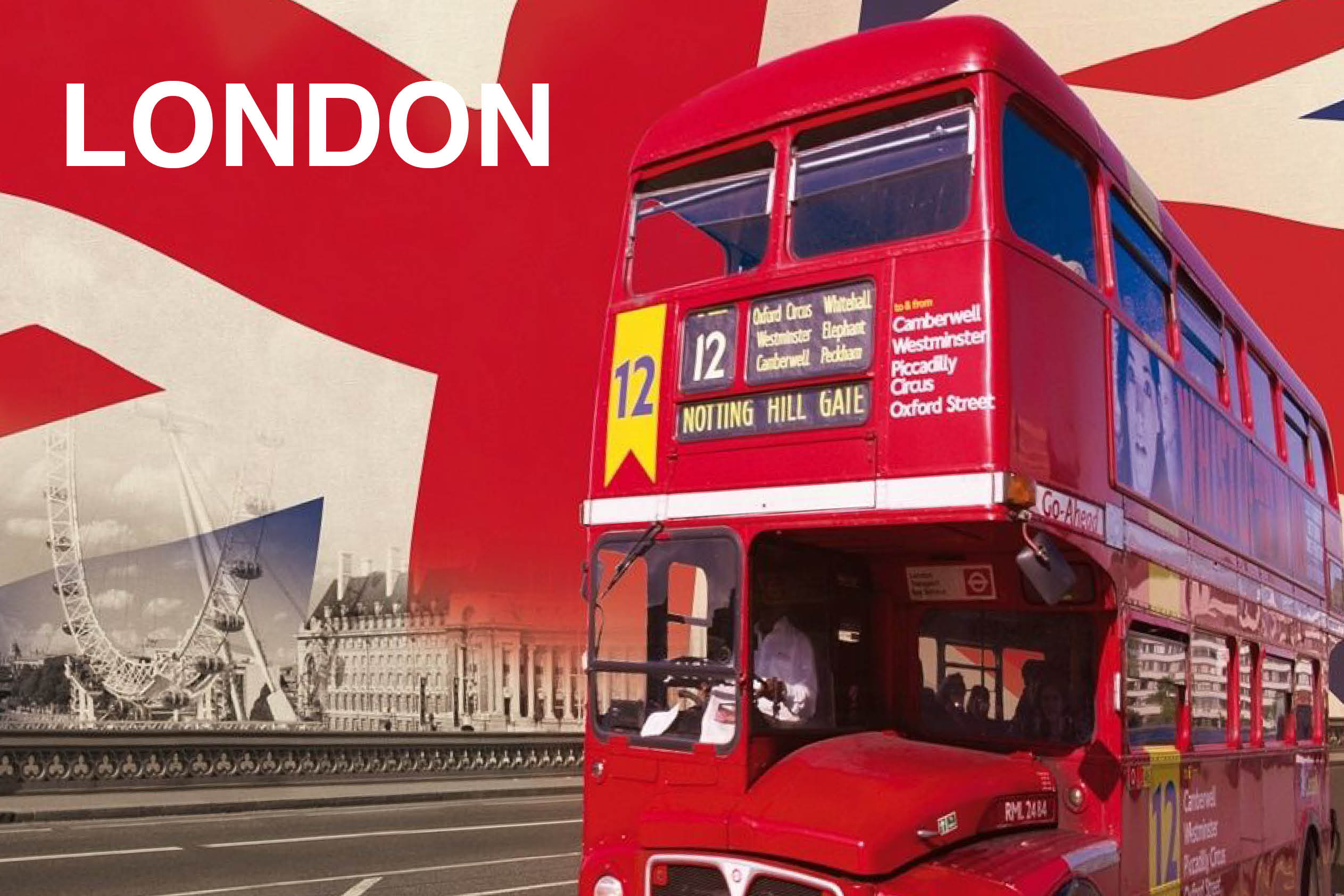 London Bus poster