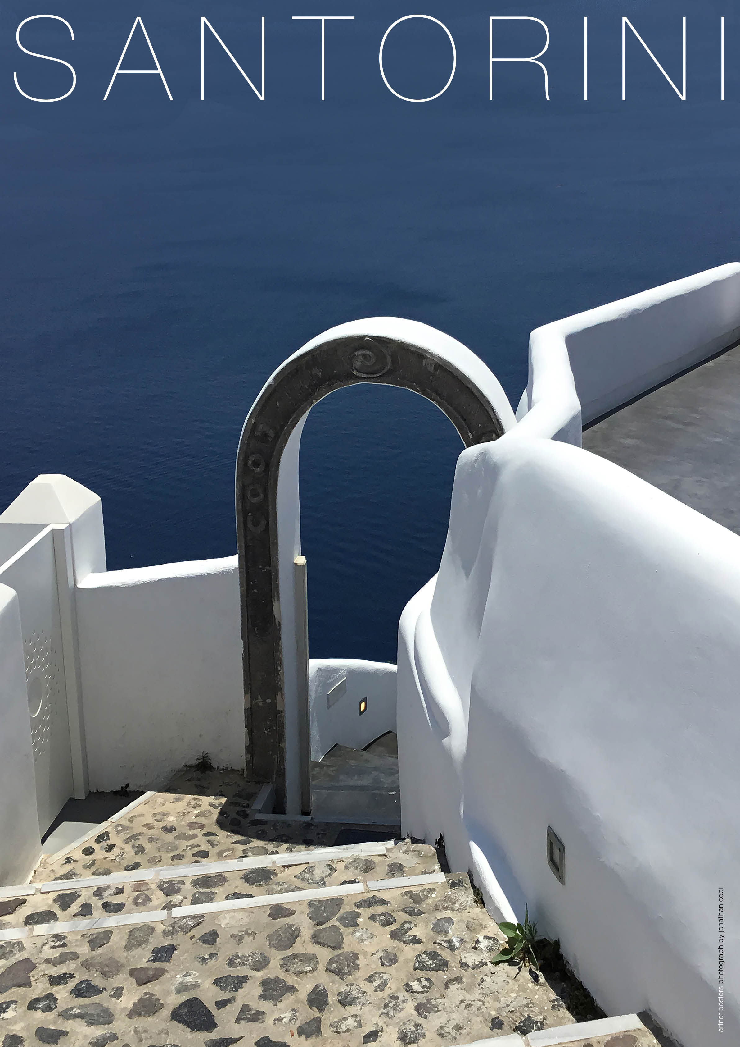 Santorini Archway - Greece poster