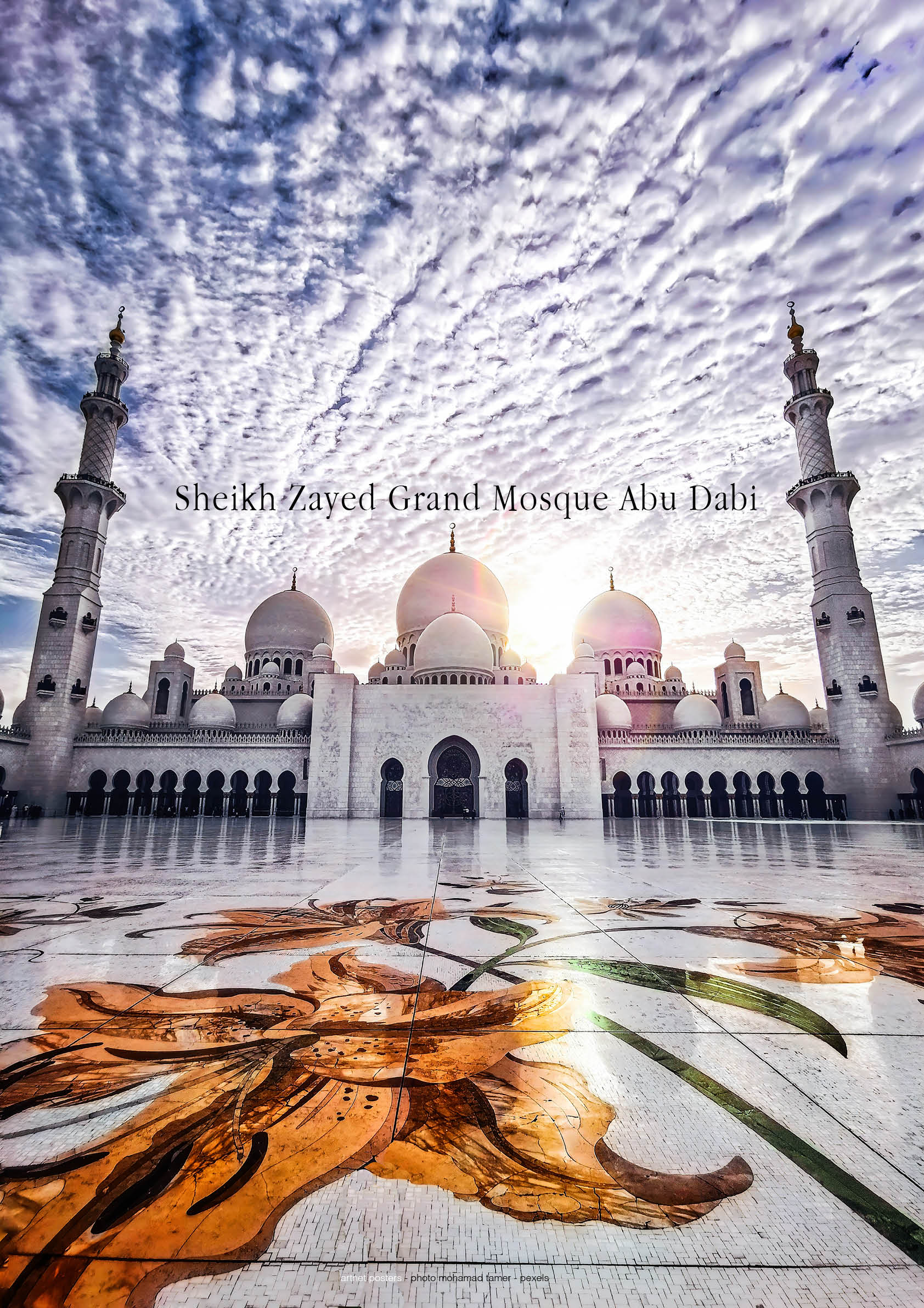 Sheikh Zayed Grand Mosque poster