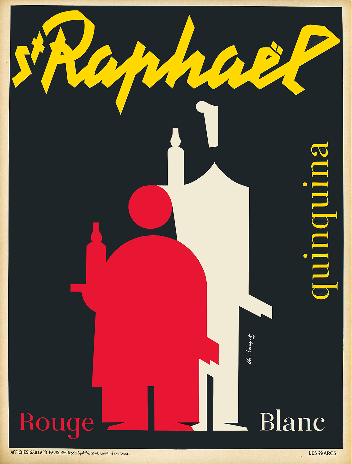 St Raphaël retro poster