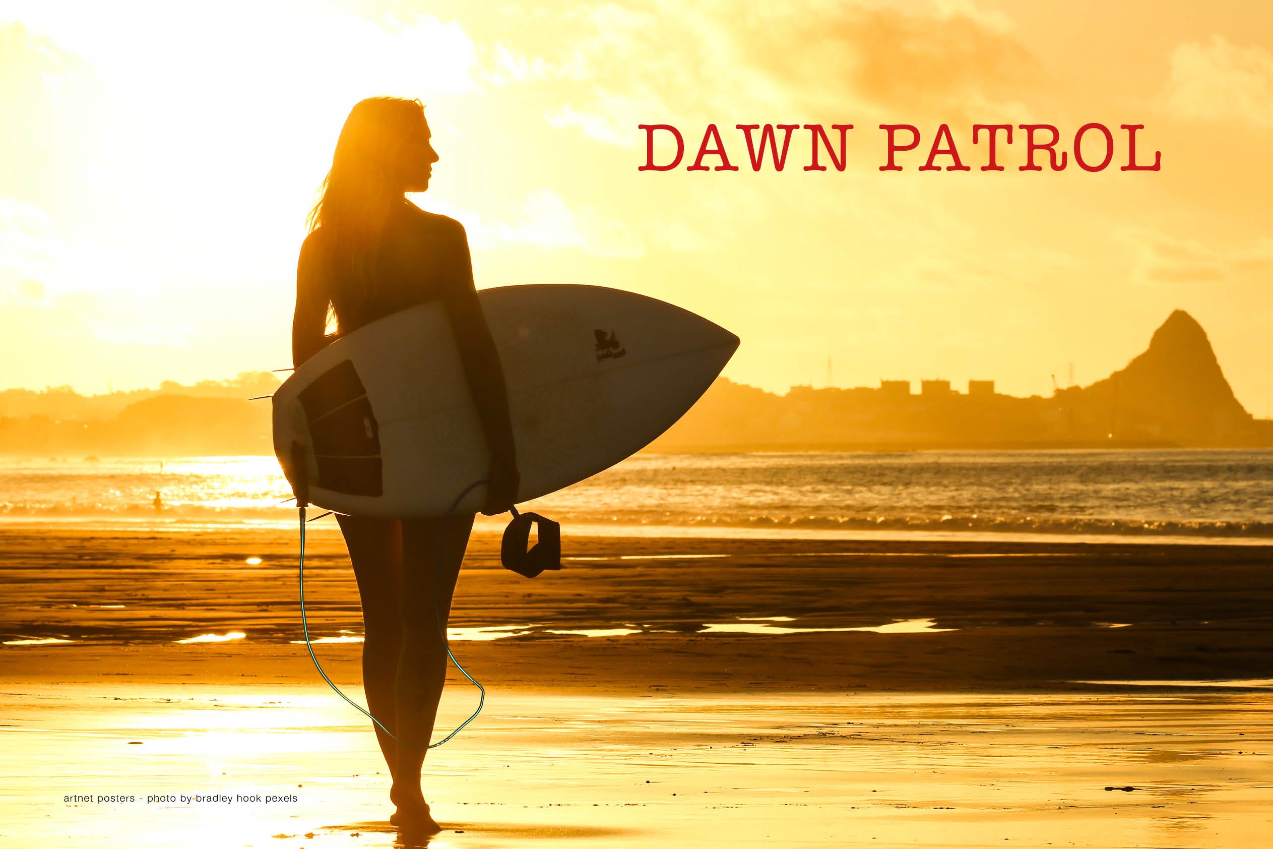 Dawn Patrol surfing poster