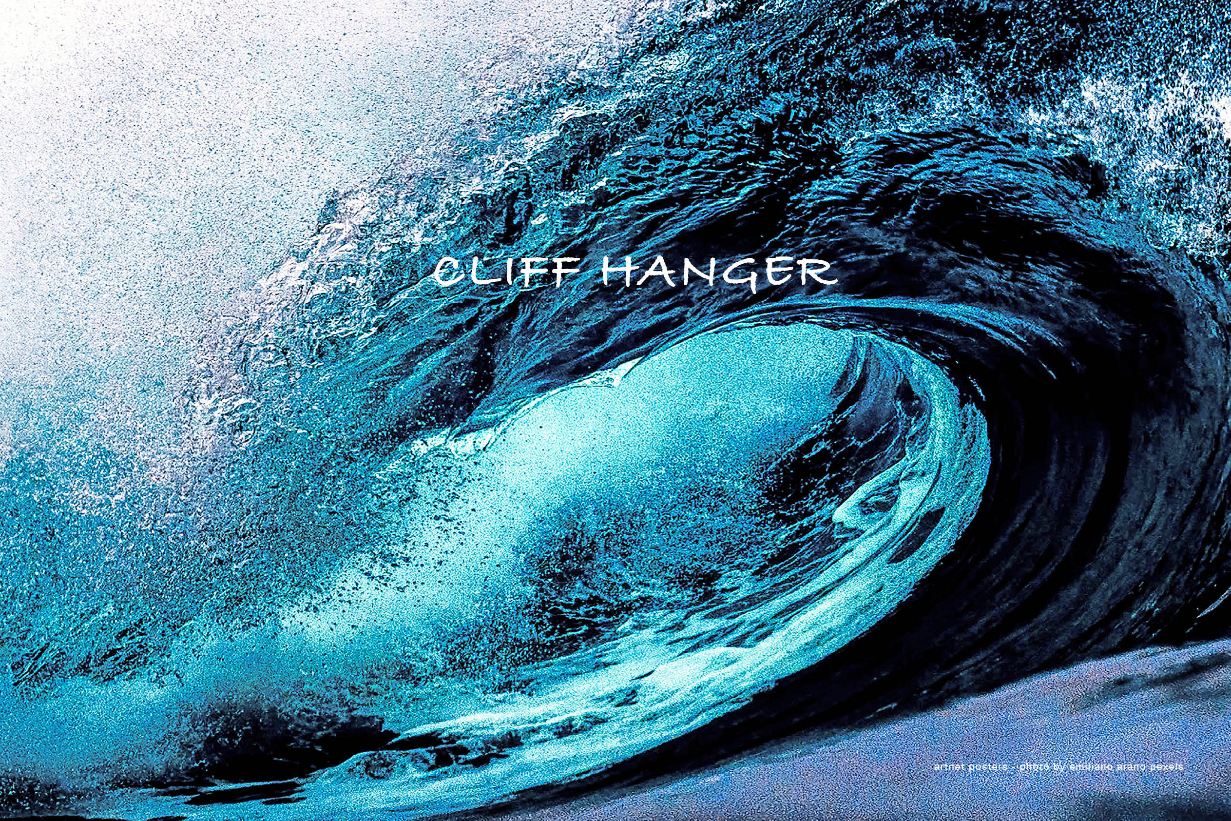 Cliff Hanger surfing poster