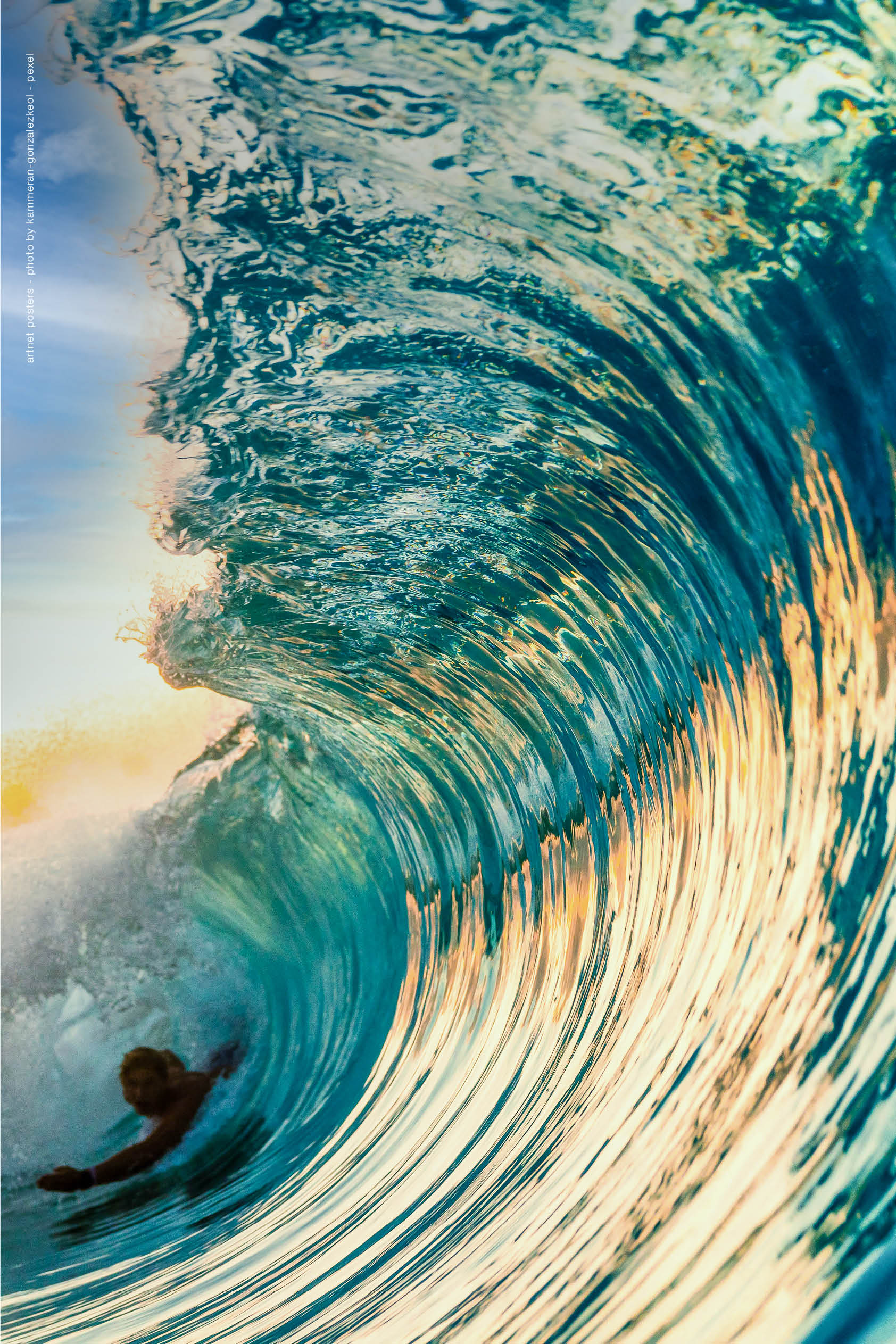 Wall of Glass surfing poster