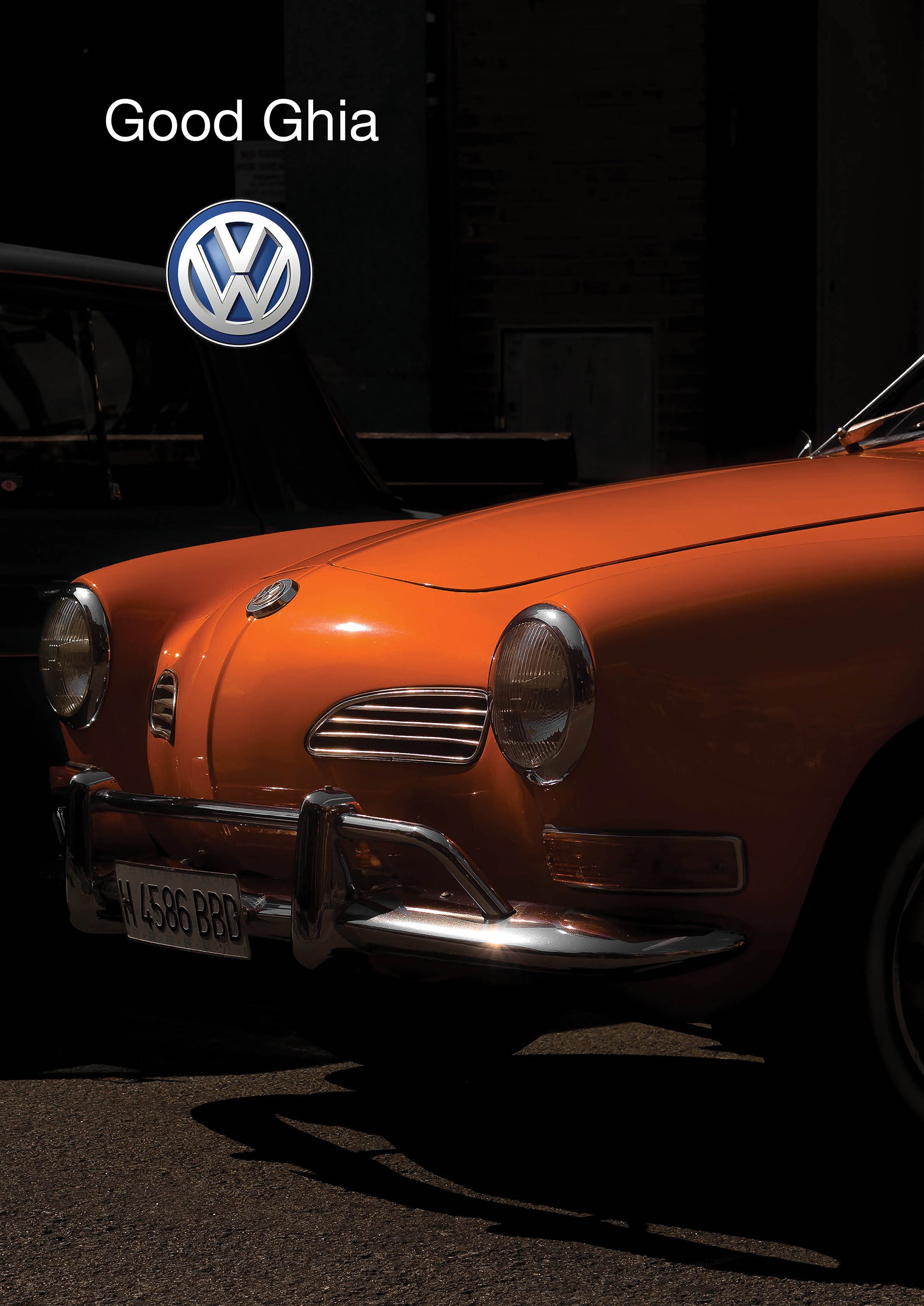 VW Karmann Ghia poster