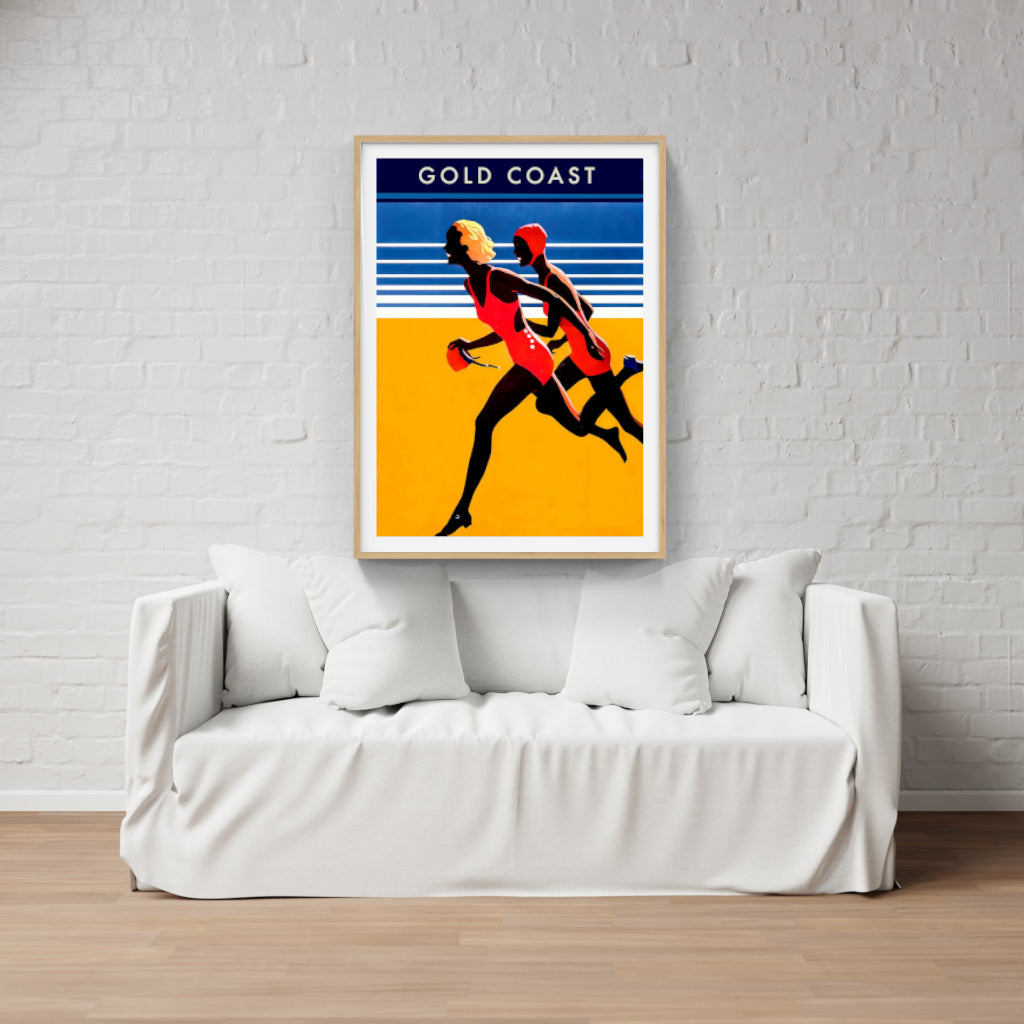 Gold Coast retro poster