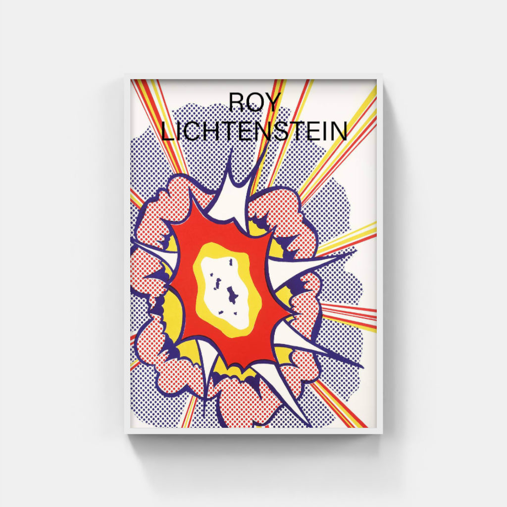 Explosion - Roy Lichtenstein poster