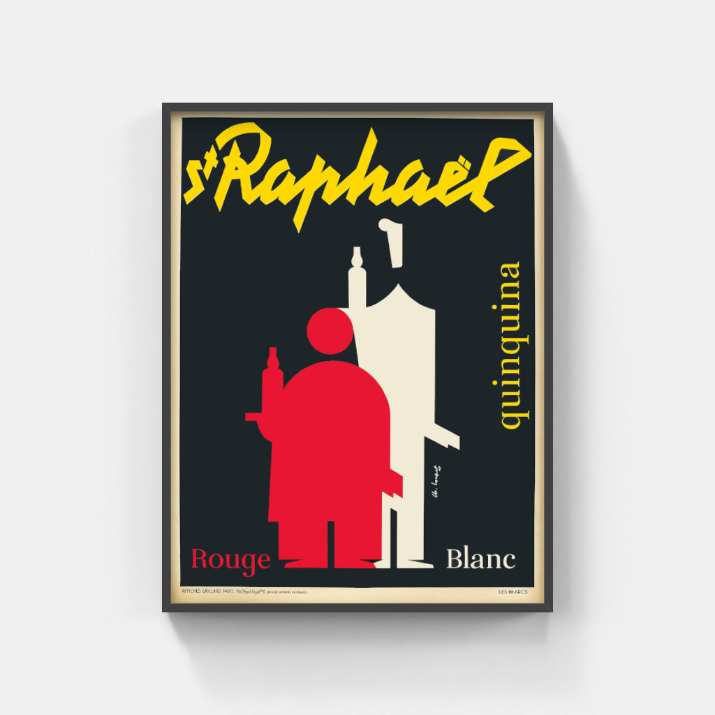 St Raphaël retro poster