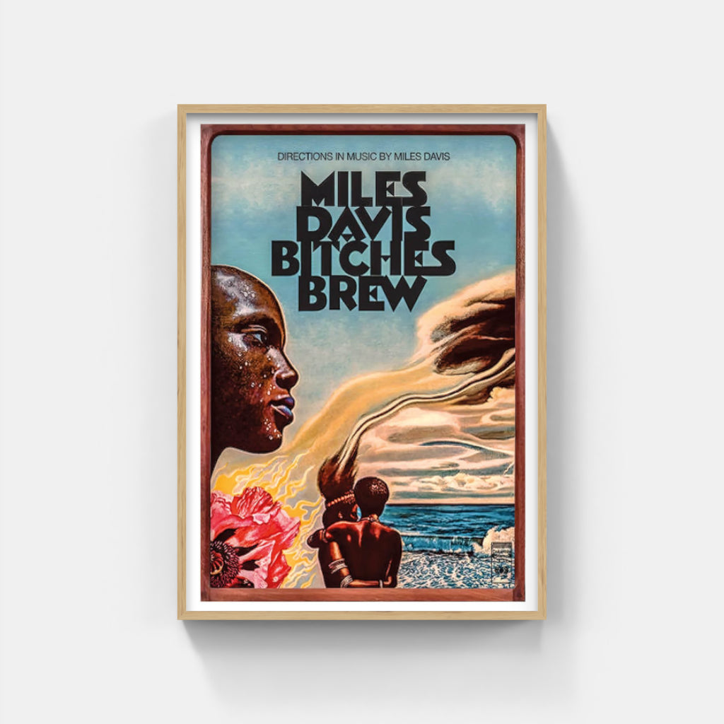 Miles Davis Bitches Brew poster