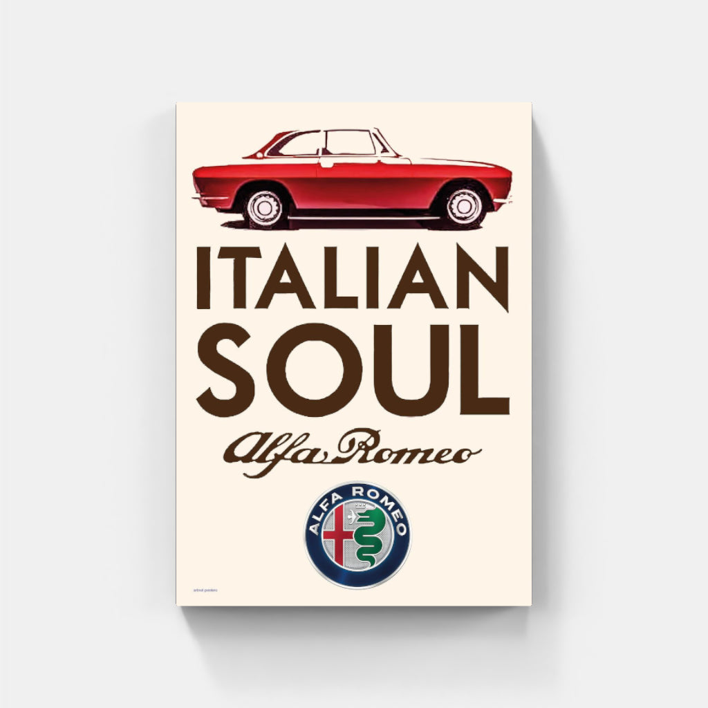 Alfa Romeo GTV car poster