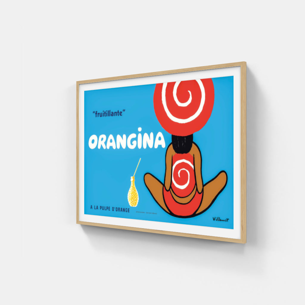 Orangina - Bernard Villemot poster