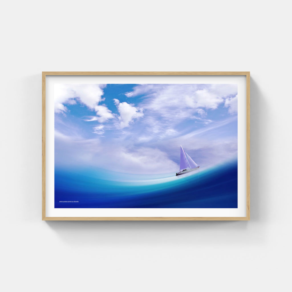 Enchanted Waters yachting poster