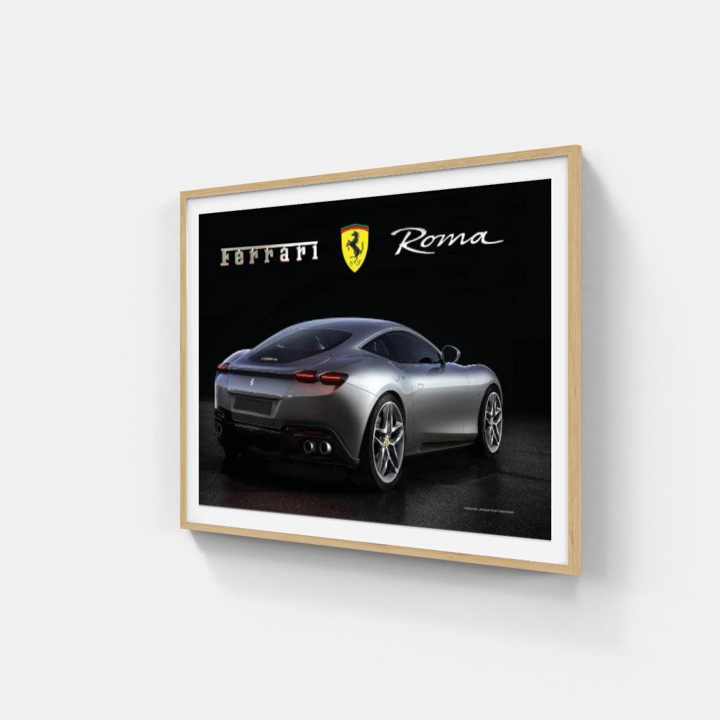 Ferrari Roma poster