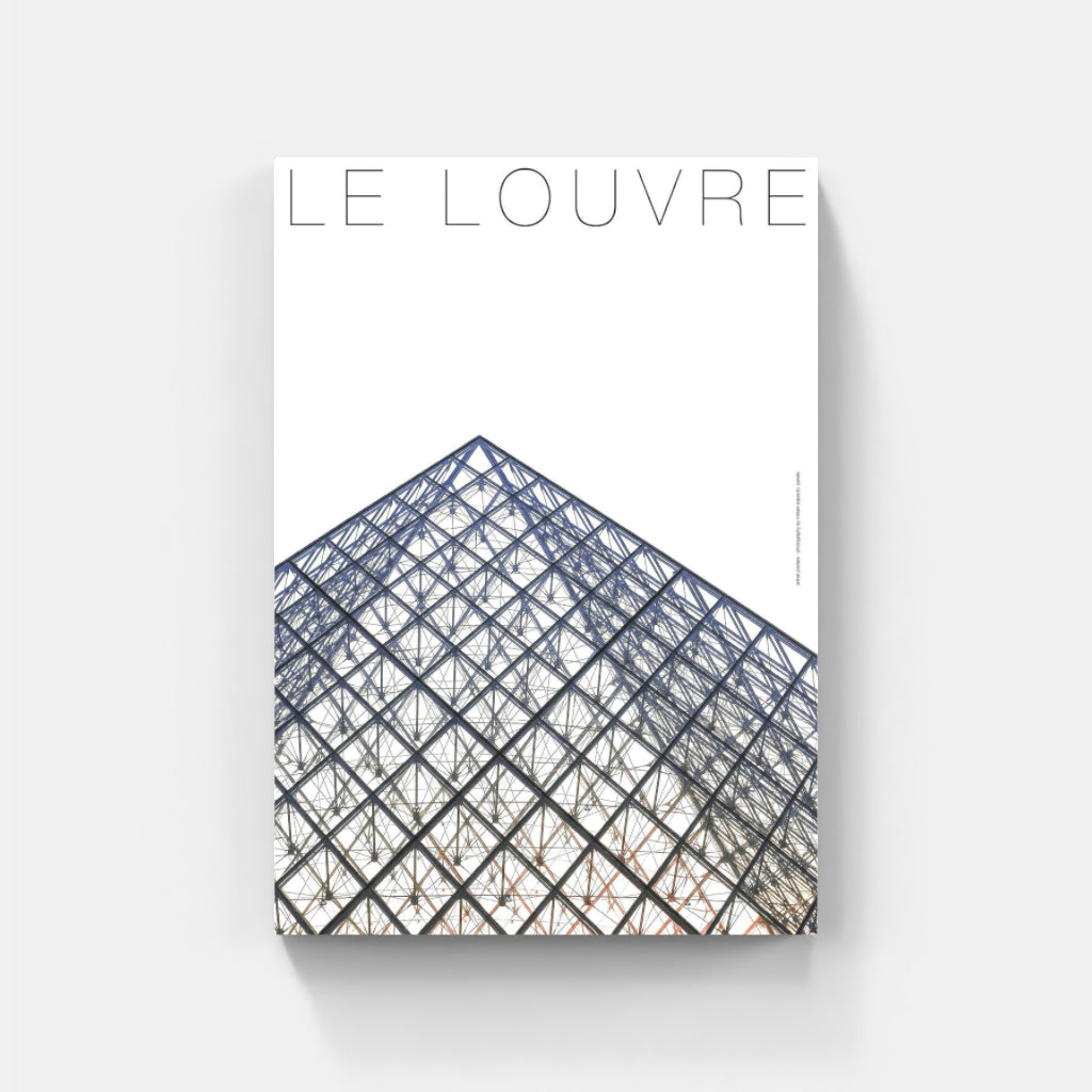 Le Louvre architecture poster