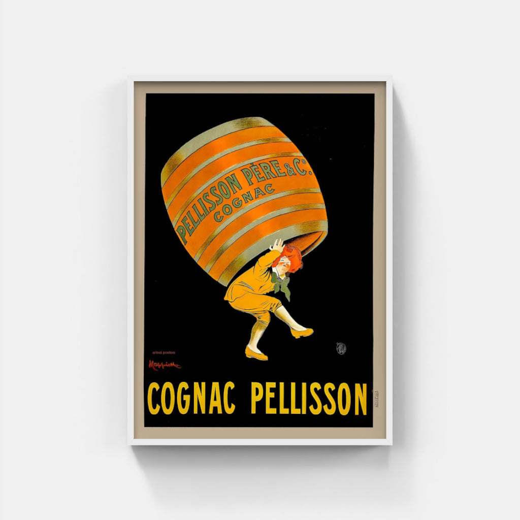 Cognac Pellison retro poster