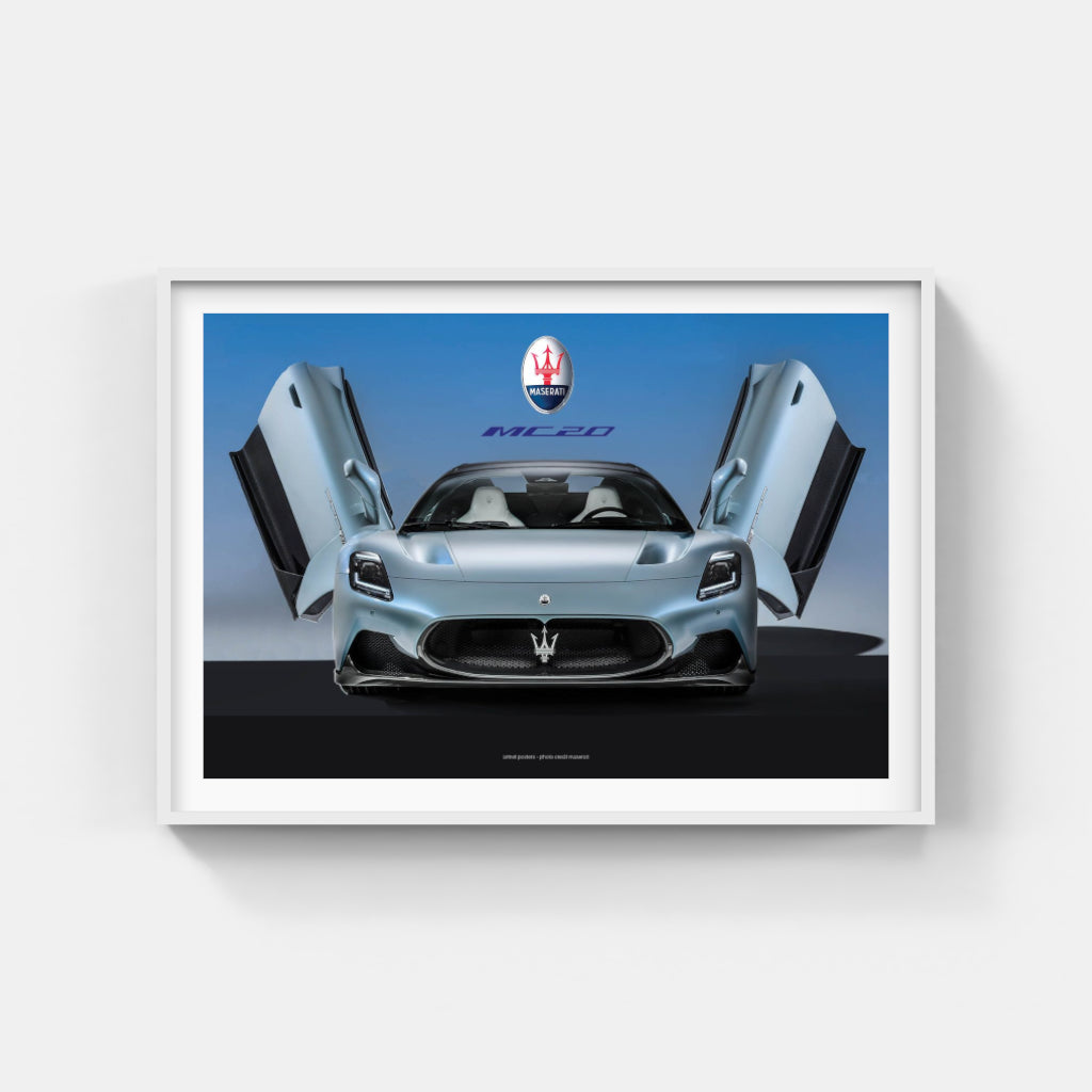 Maserati MC 20 poster