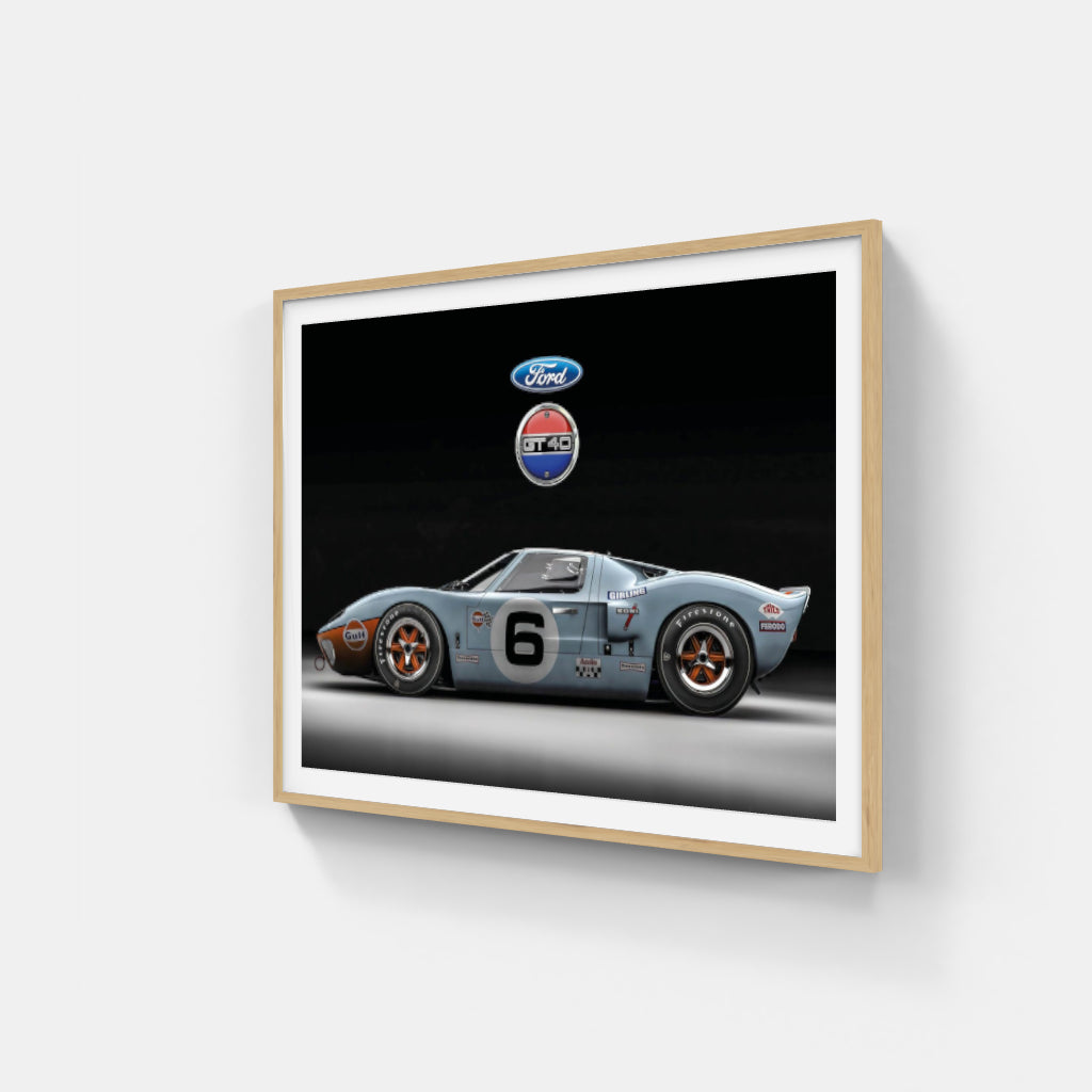 Ford GT40 poster