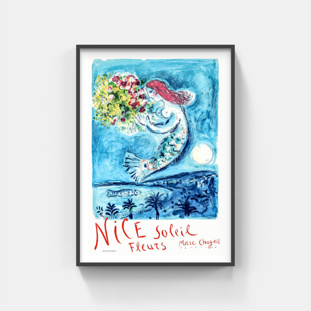 Chagall "Nice Fleurie" poster