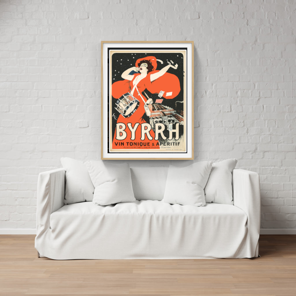 Byrrh apéritif retro poster