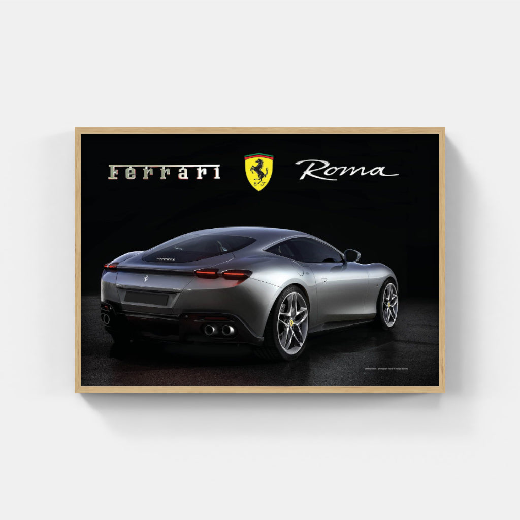 Ferrari Roma poster