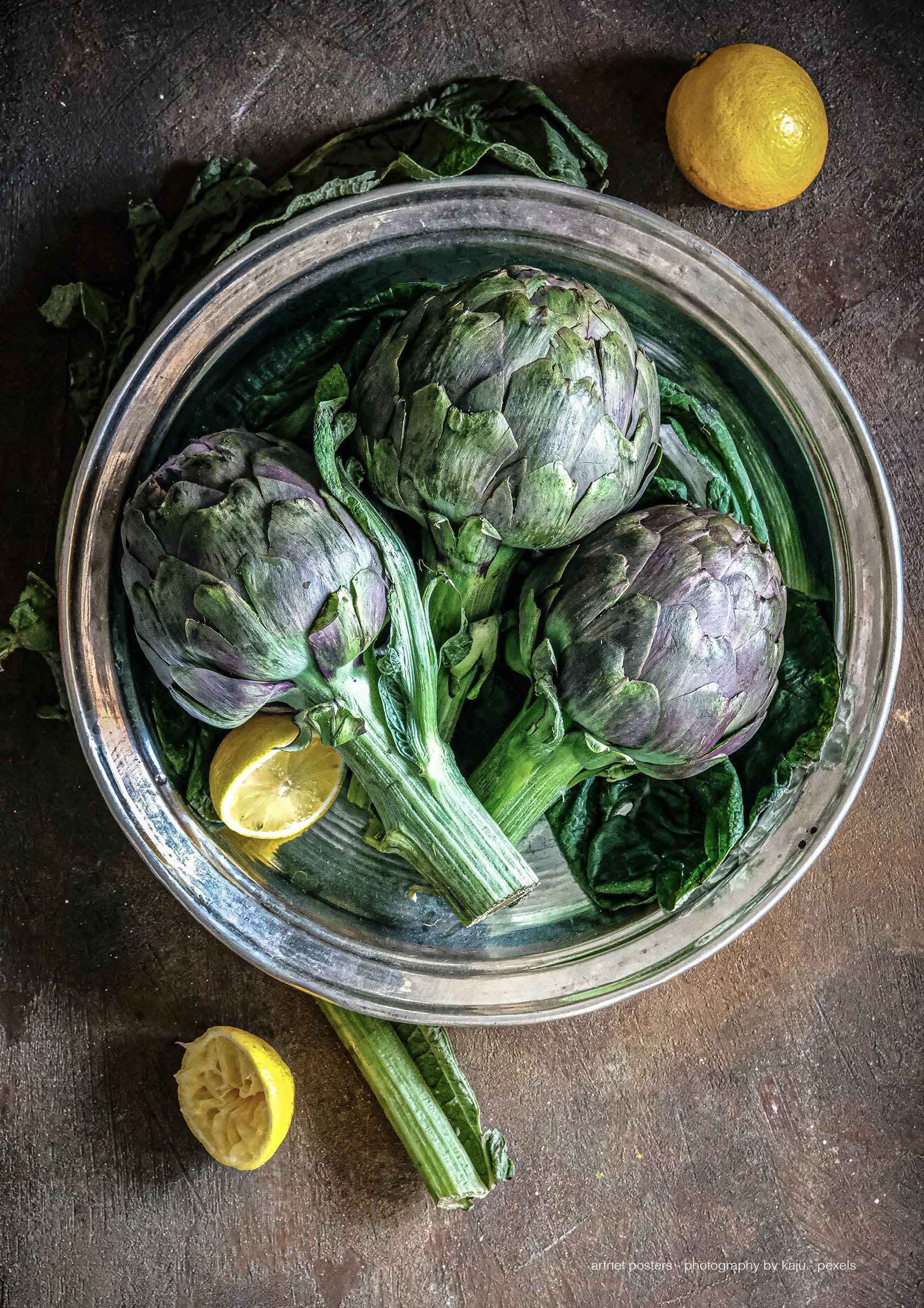 The Artichoke - a delicious spring appetizer poster