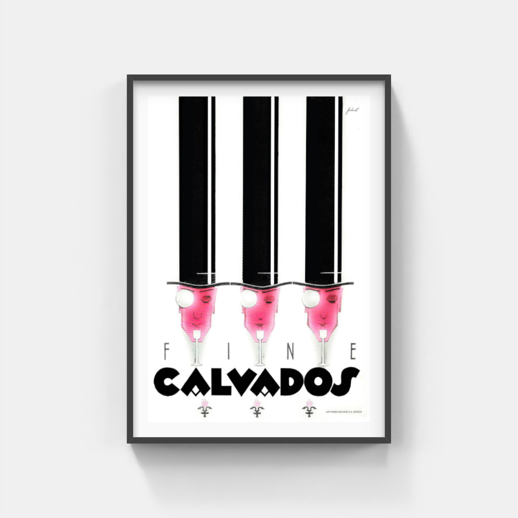 Calvados retro poster