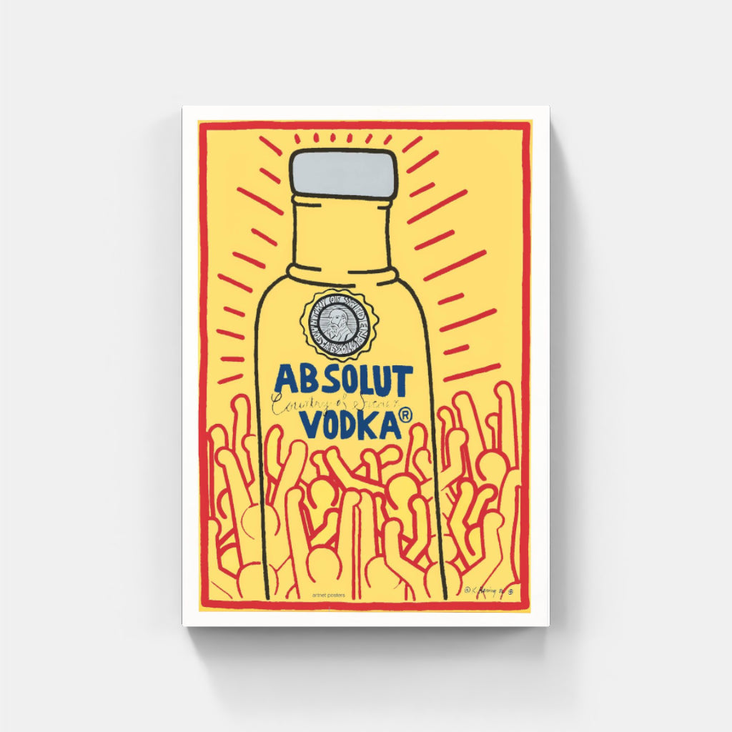 Keith Haring Absolut Vodka poster