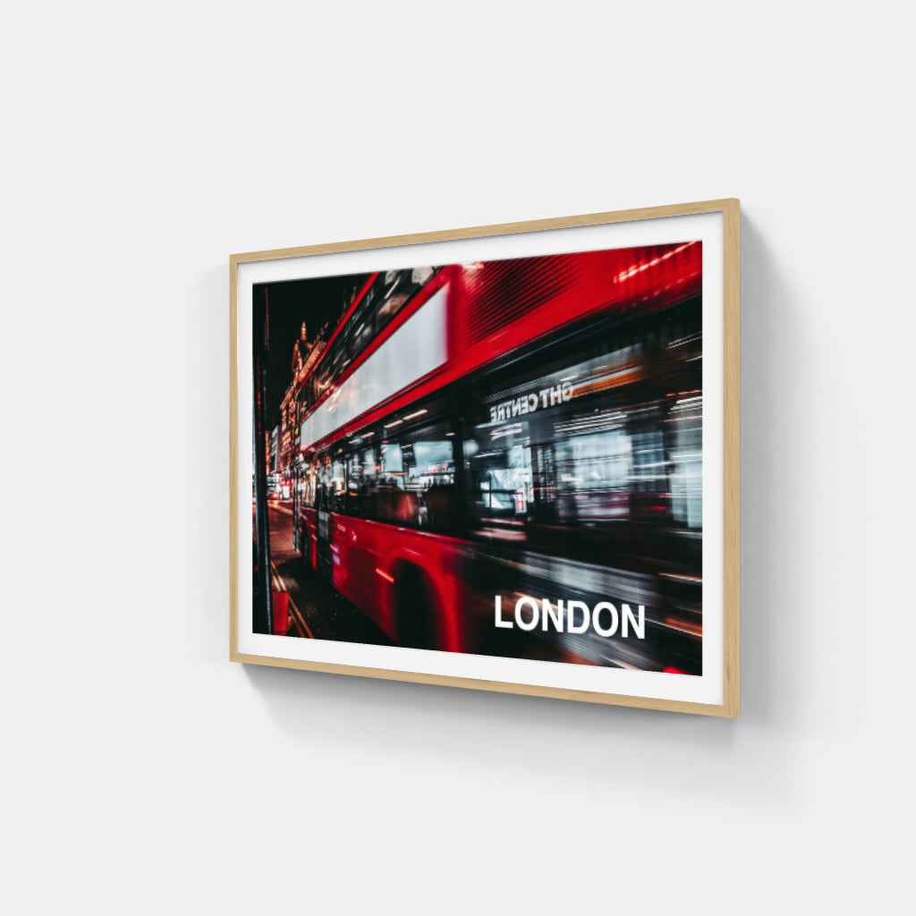 London Bus poster