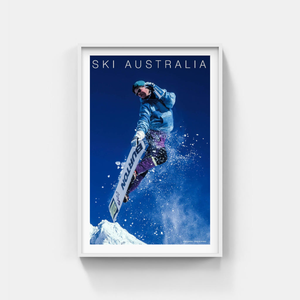 Snowboarding Australia poster