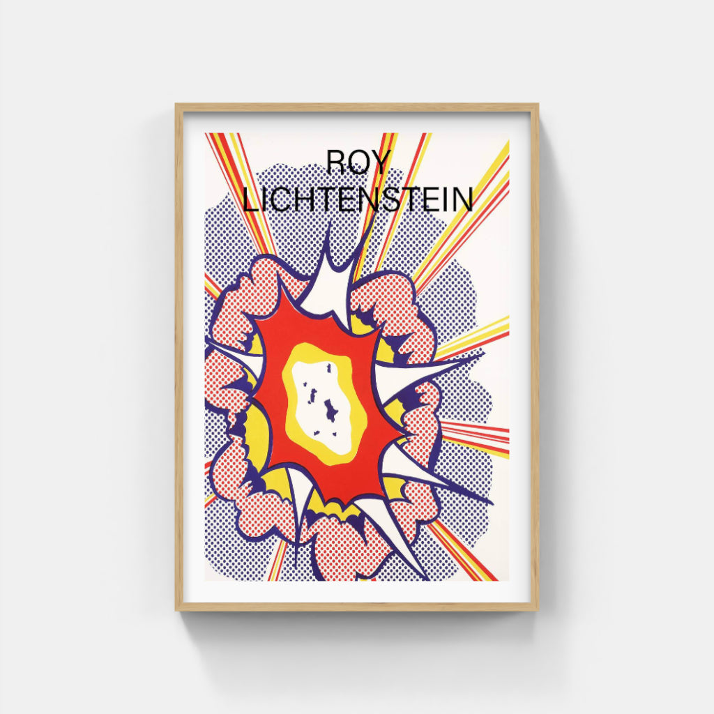 Explosion - Roy Lichtenstein poster