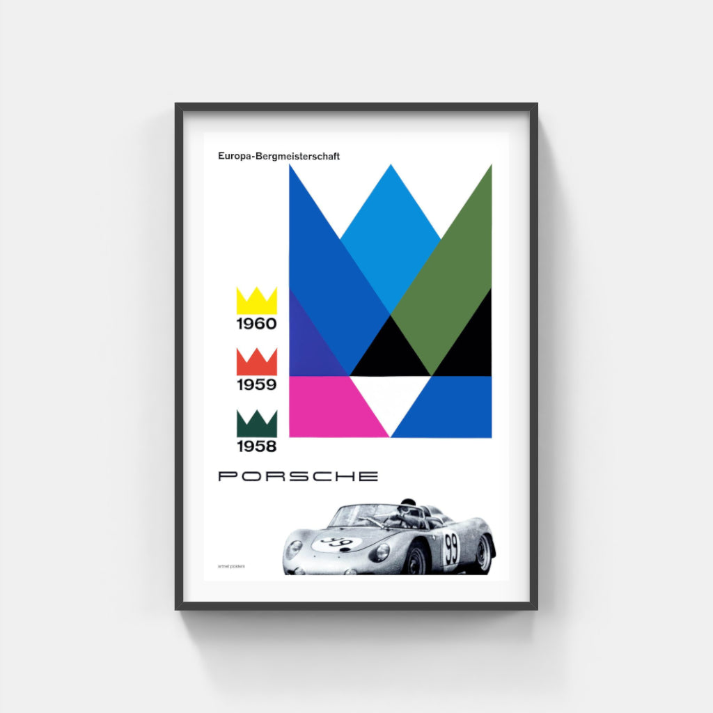 Porsche Europa Hillclimb poster