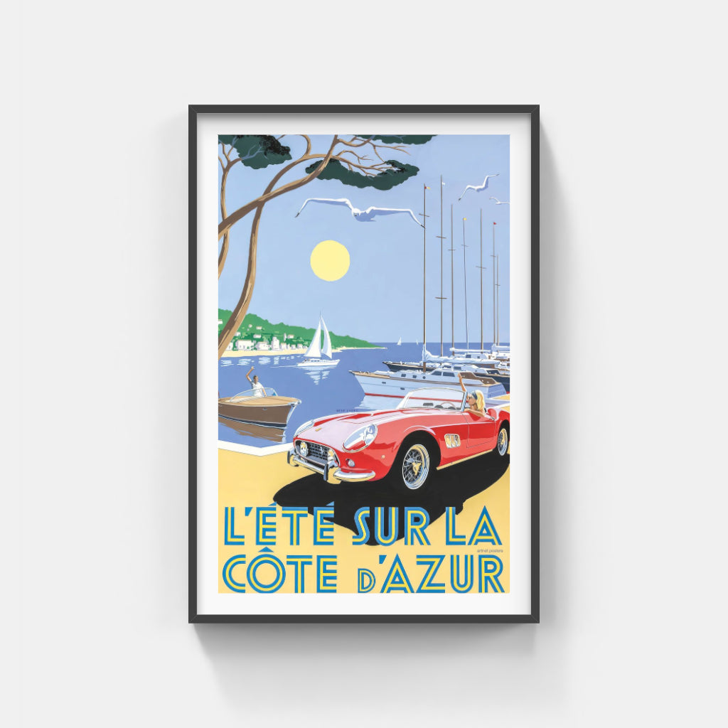 Été sur la Côte d'Azur poster