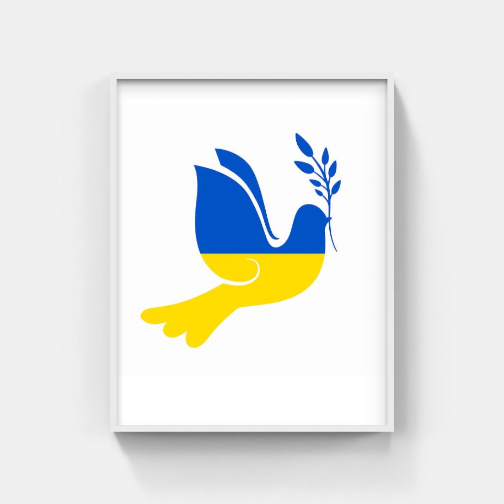 Ukraine Peace Dove poster
