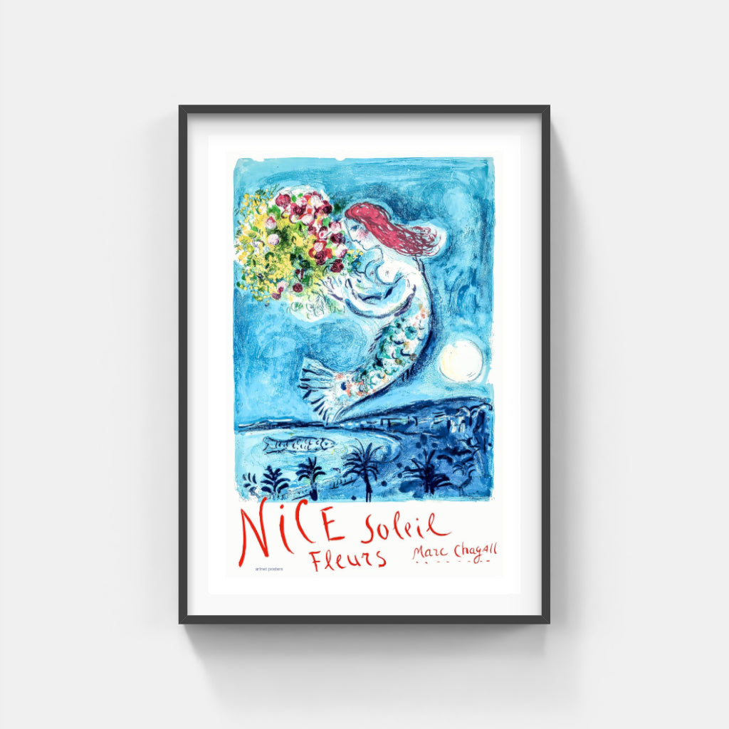 Chagall "Nice Fleurie" poster