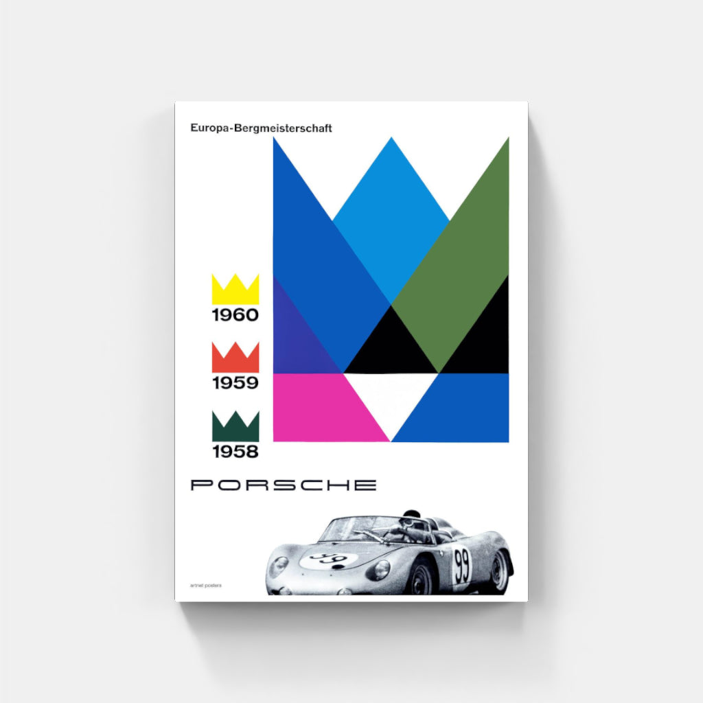 Porsche Europa Hillclimb poster