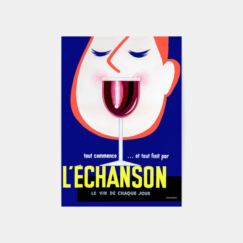 l'Échanson Wine poster