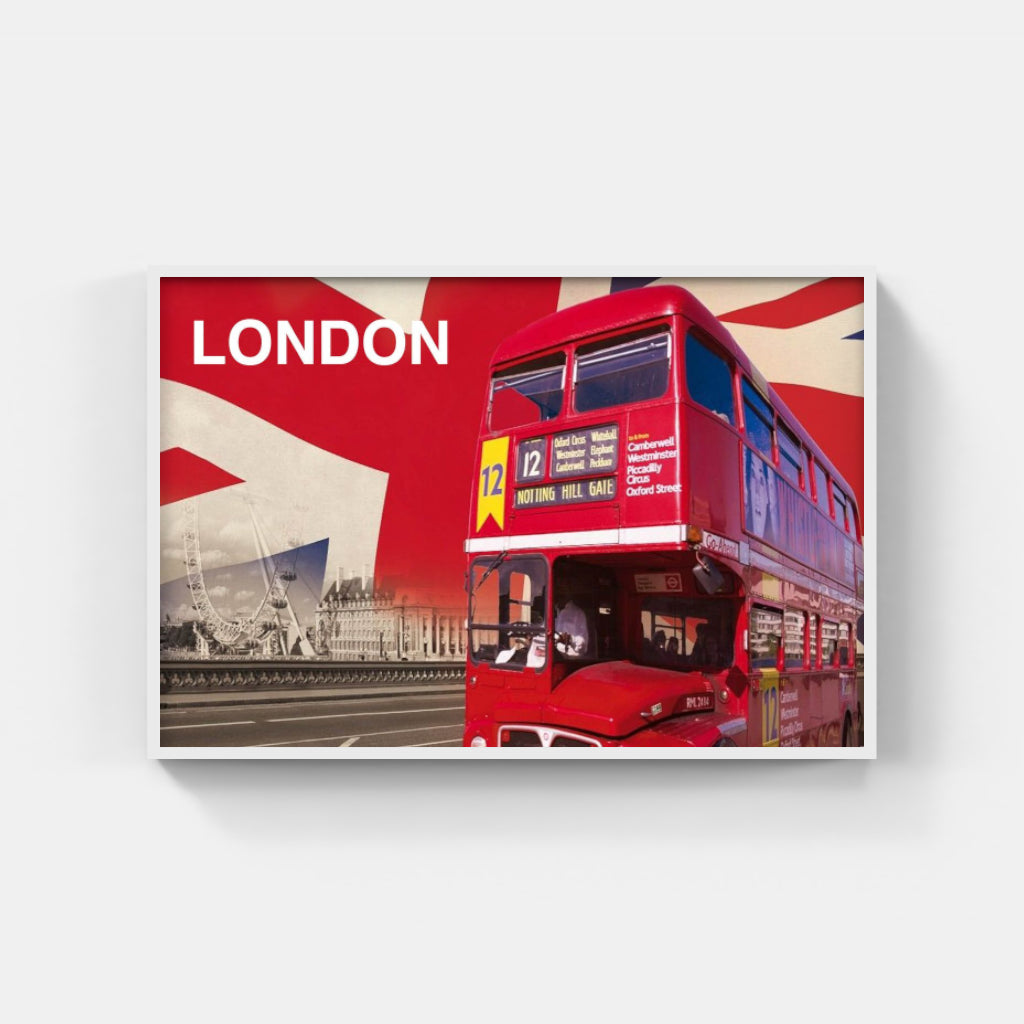 London Bus poster