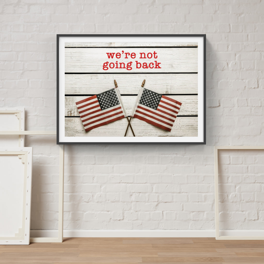 We're Not Going Back poster