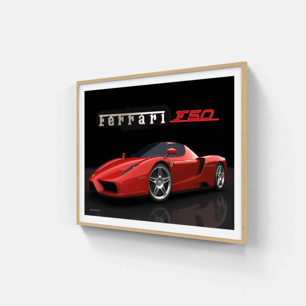 Ferrari F50 poster