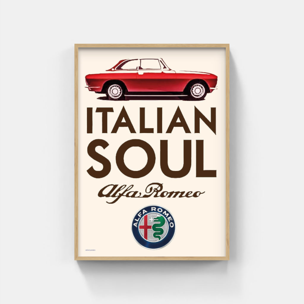 Alfa Romeo GTV car poster