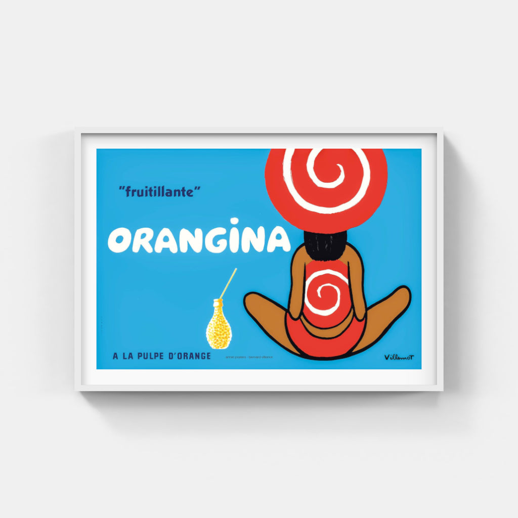 Orangina - Bernard Villemot poster