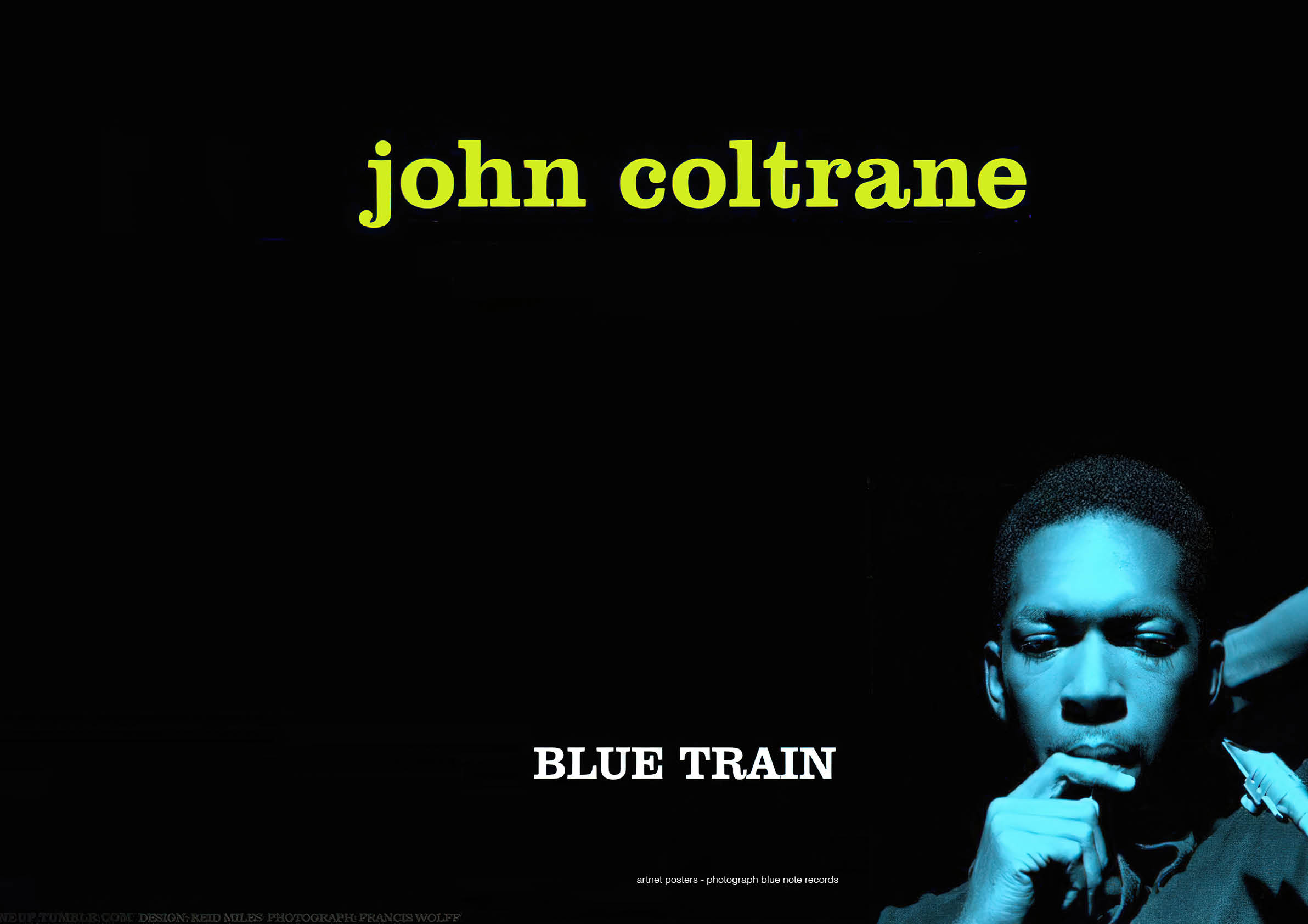 John Coltrane Blue Train poster