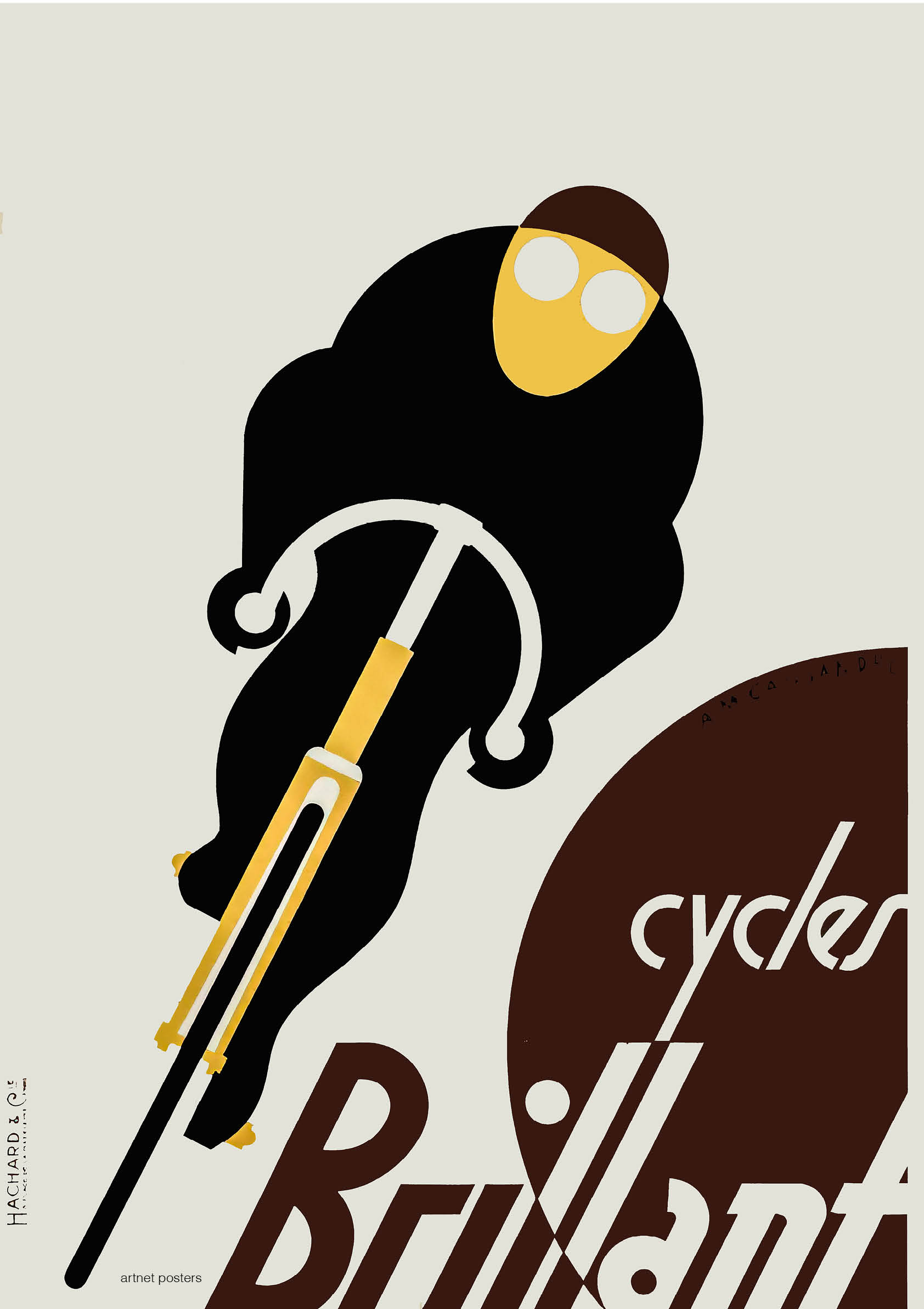 Brillant Cycles retro poster