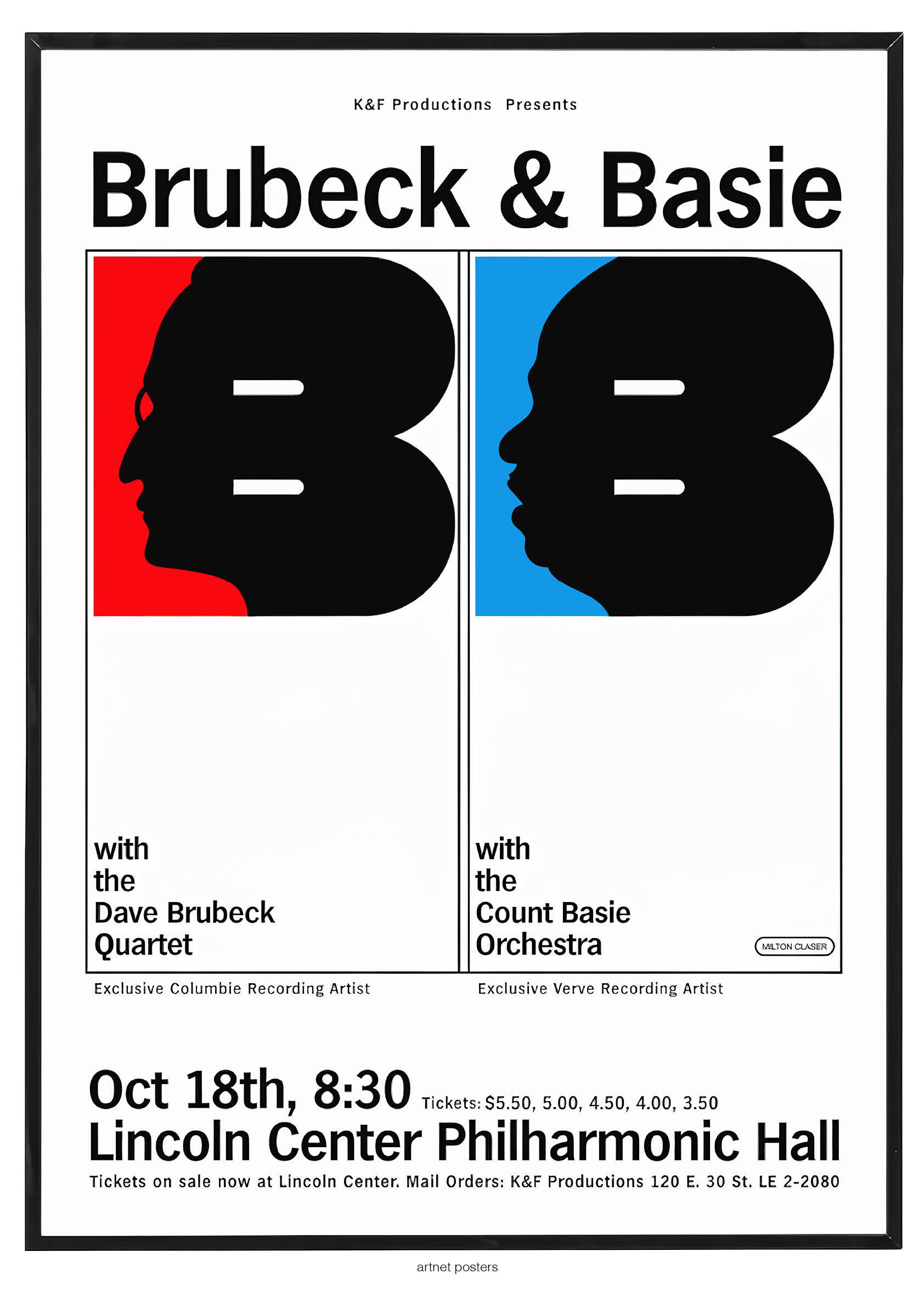 Brubeck & Basie poster