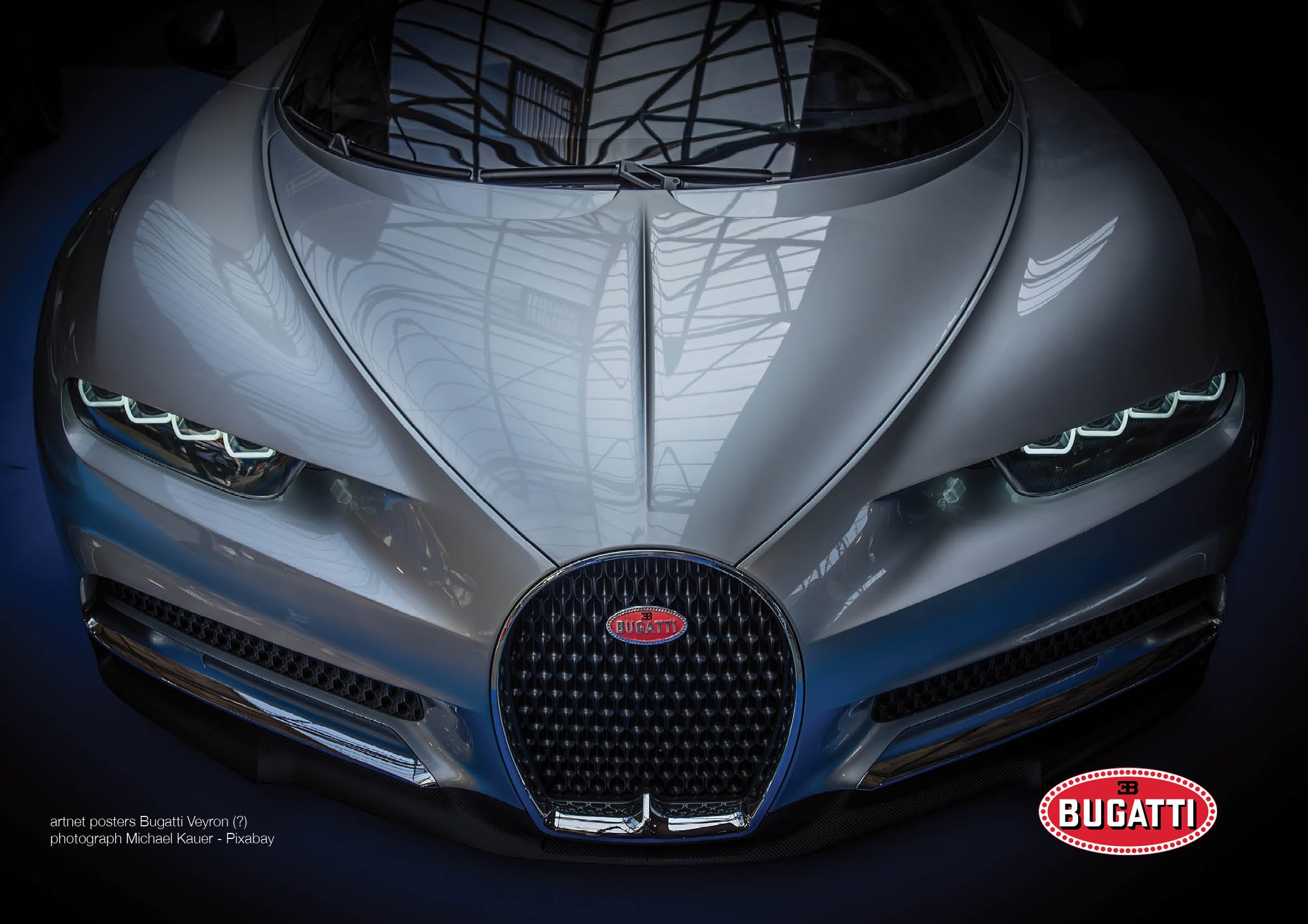 Bugatti 110 Ans Chiron poster