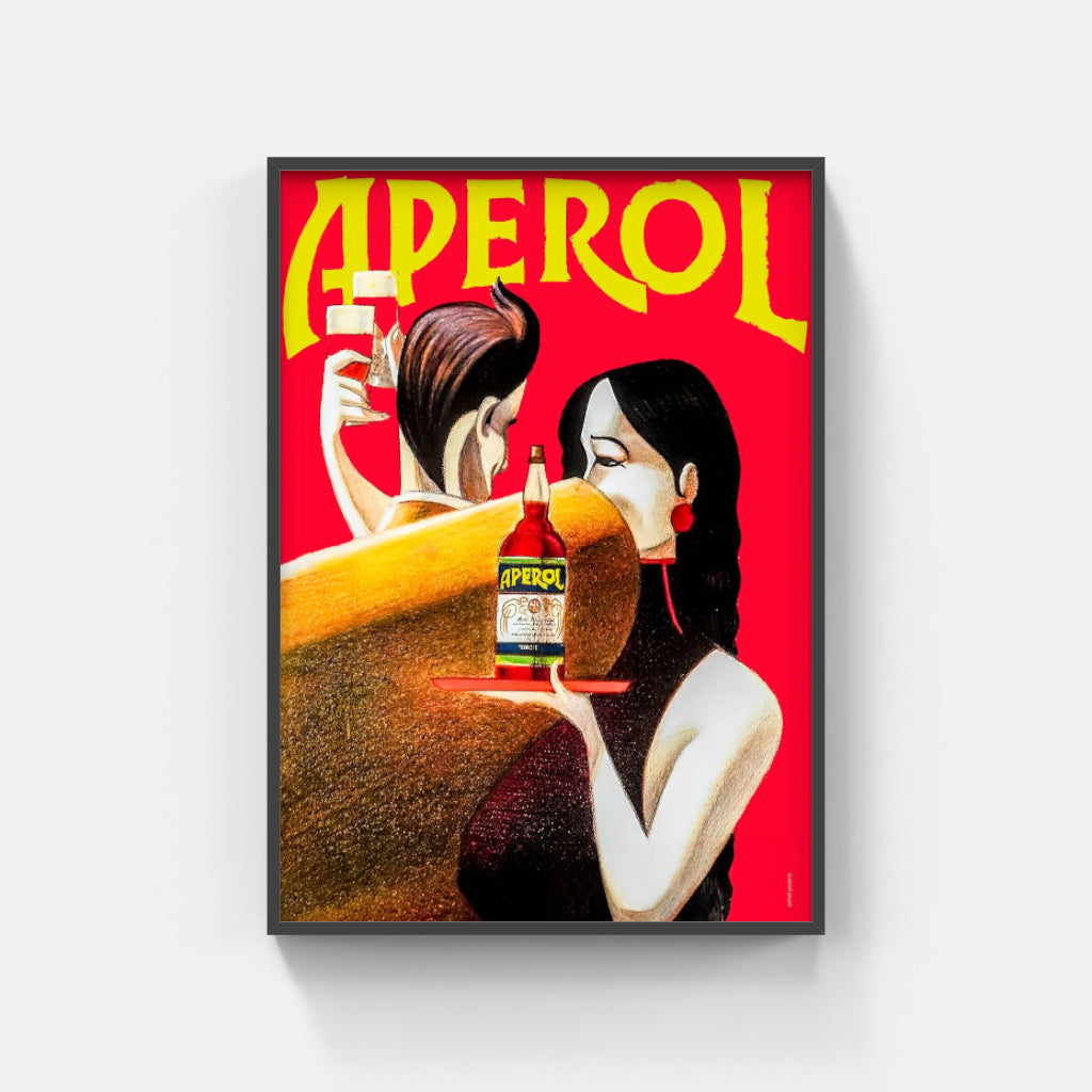 Aperol Spritz vintage poster