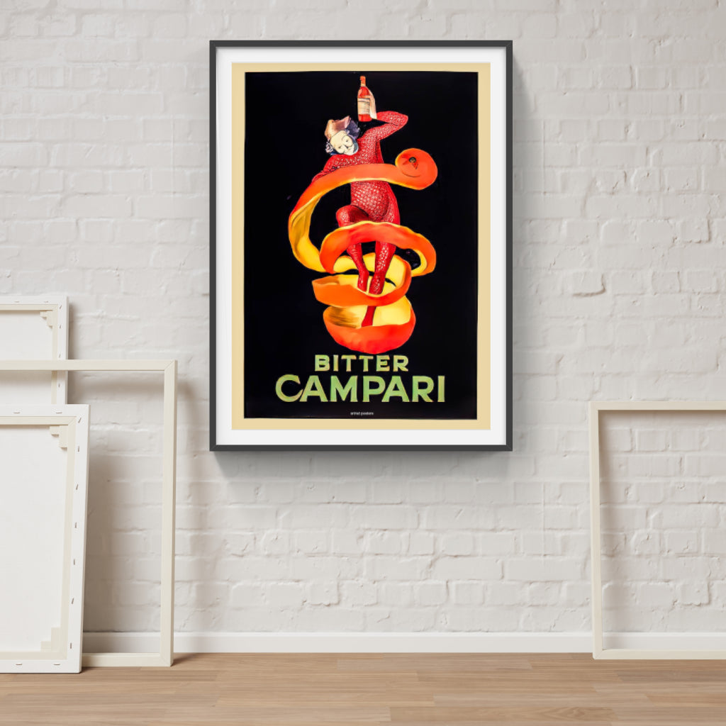 Campari, the fashionable aperitif poster