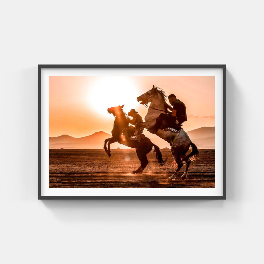 Double Rodeo horse poster