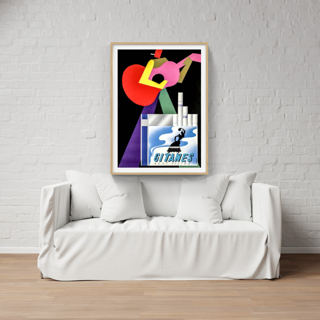 Gitanes Blue poster